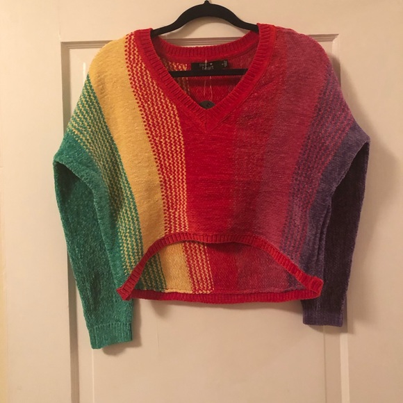 5⭐️ NEW LF PaperHeart Australian Rainbow Sweater - Picture 5 of 8
